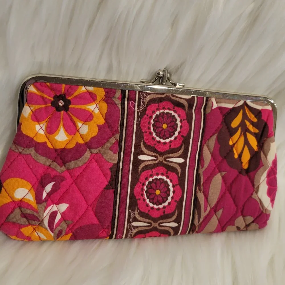 Vera Bradley “Carnaby” Floral Wallet - Picture 2 of 11